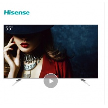 海信（Hisense）HZ55E5A 55英寸 超高清4K HDR Unibody一體超薄 AI人工智能電視