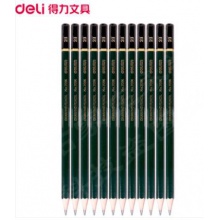 得力7084-2B高級繪圖鉛筆（綠色）（12支盒）