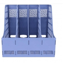 得力9848Z四聯(lián)文件筐（藍(lán)色）