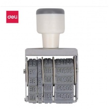 得力7527日期印(灰白)(臺)